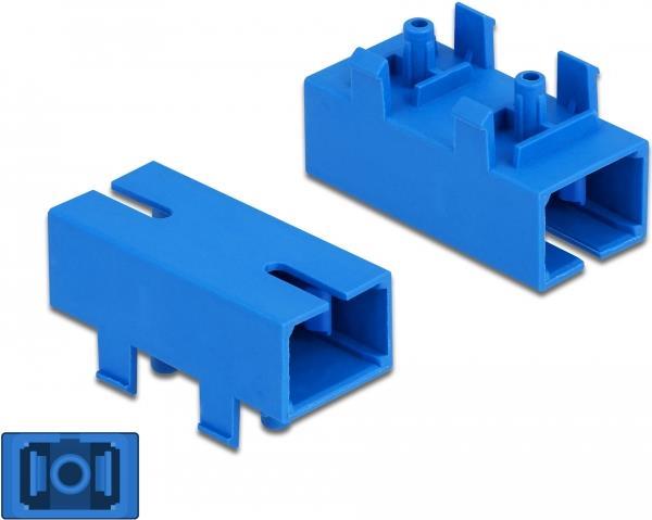 Delock - Netzwerkkoppler - SC Single-Modus (W) Bis SC Single-Modus (W) - Glasfaser - Simplex - Blau (86943)