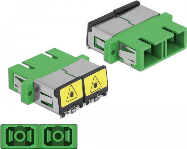 DeLOCK - Netzwerkkoppler - SC Single-Modus (W) Bis SC Single-Modus (W) - Glasfaser - Duplex - Grün (86892)