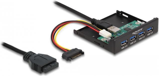 Delock - Hub - Internal 3.5 - 4 X USB 3,2 Gen 1 + 1 X USB3.0 (intern) (64166)