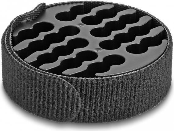 Delock Kabel-Organizer Mit Klettkabelbinder Schwarz (66057)