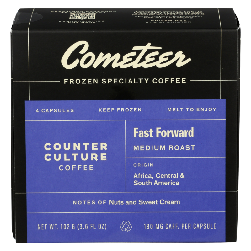 Cometeer Counter Culture Medium Roast Frozen Coffee Capsules 4ct