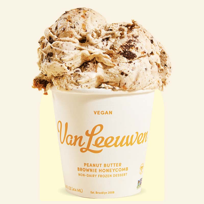 Van Leeuwen Peanut Butter Brownie Honeycomb Non-Dairy Frozen Dessert