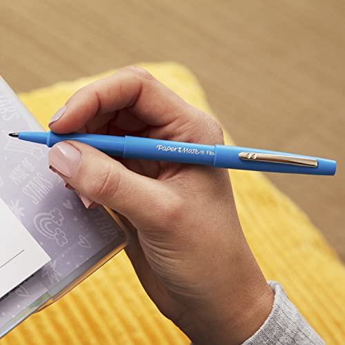 Paper Mate Felt Tip Pens Flair Marker Pens, Medium Point, Assorted, 24 Count thumbnail