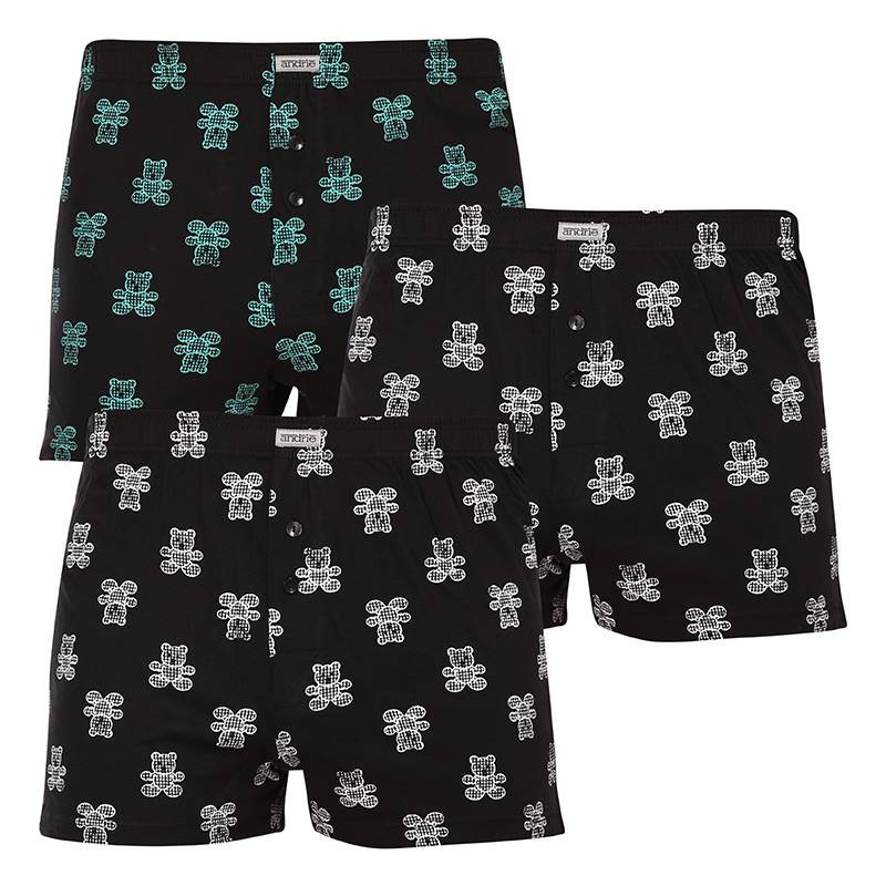 3PACK Men's Shorts Andrie Multicolor (PS 5674)