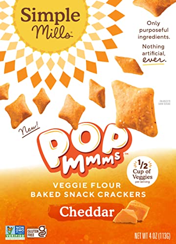 Simple Mills Cheddar Pop Mmms - 4oz
