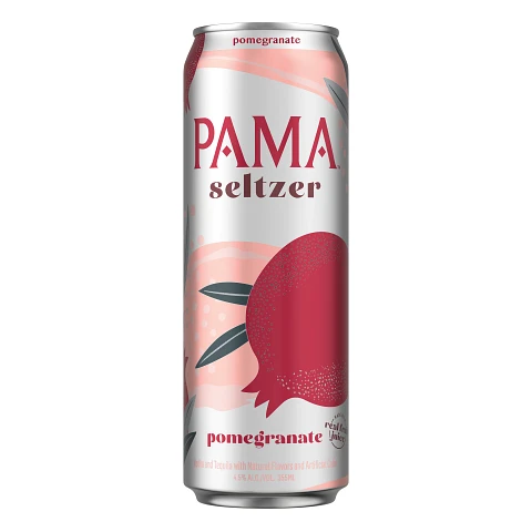 Pama Pomegranate Seltzer Variety Pack Ready-to-drink - 6x 12oz Cans