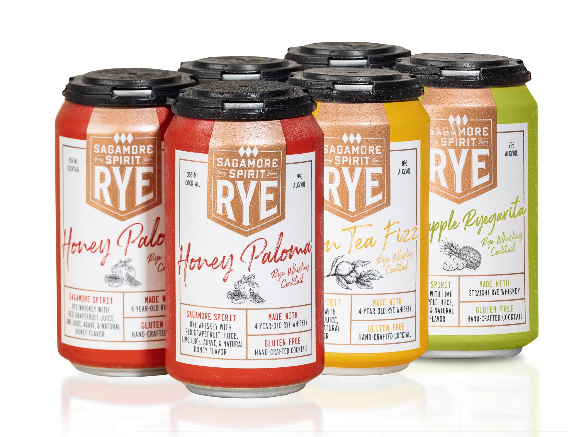 Sagamore Spirit Canned Cocktail Variety 6-Pack Fruit Ready-to-drink - 6x 355ml Cans