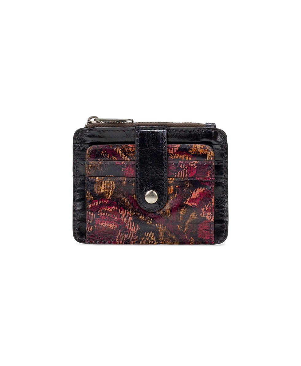 Cassis ID Wallet - Vintage Floral Brocade
