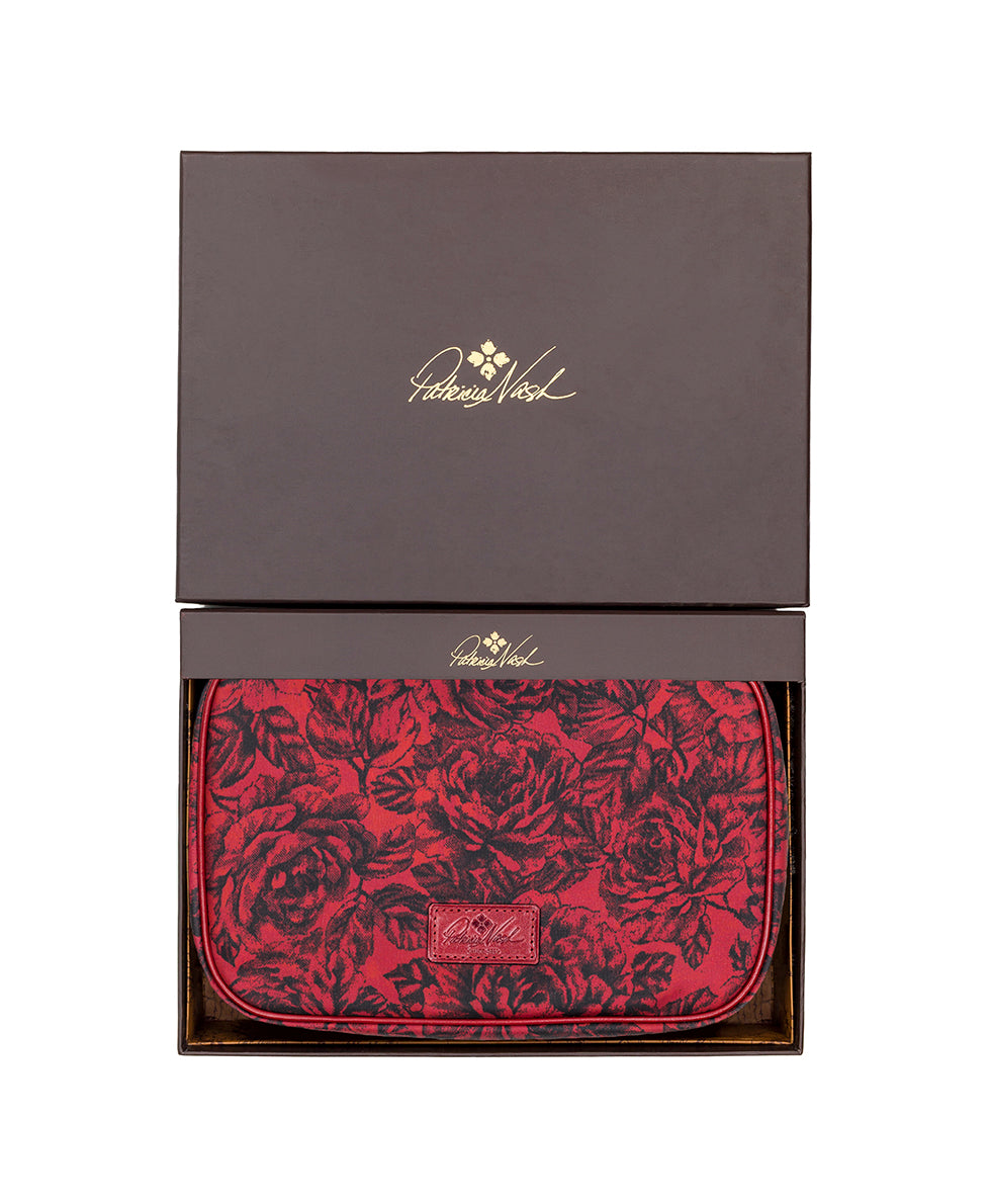 Patricia Nash Ilaria Hanging Travel Case - Etched Roses