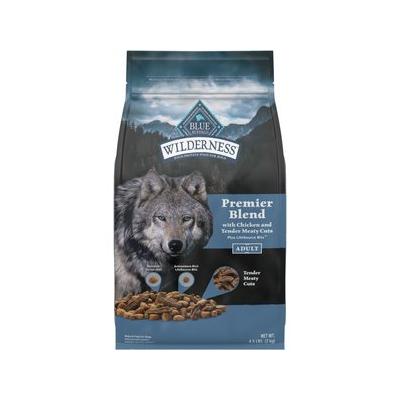 Blue Buffalo Blue Wilderness Premier Blend with Meaty Cuts Adult Chicken Dry Dog Food, 4.5 Lbs