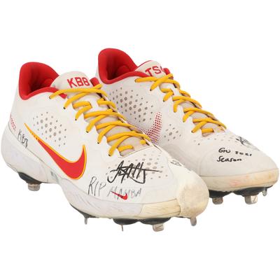 Jack Flaherty St. Louis Cardinals Autographed Game-Used White Nike Cleats from the 2021 MLB Season with 