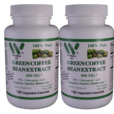 Pure Green Coffee Bean Extract 800mg | Ships Free