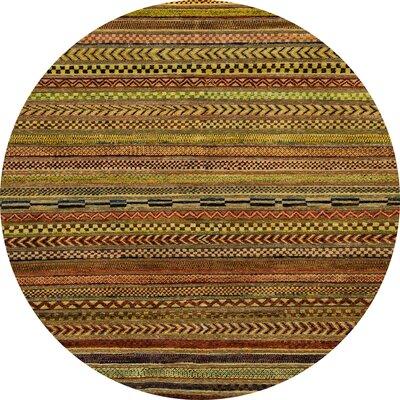 Green/Red/Yellow Area Rug - Foundry Select 100% Machine Washable Abstract 2312 Area Rug Polyester/Chenille in Green/Red/Yellow | Wayfair