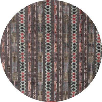 Black Area Rug - Dakota Fields 100% Machine Washable Abstract 4579 Area Rug Polyester/Chenille in Black, Size 72.0 W X 0.08 D in | Wayfair