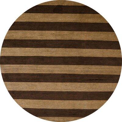 Brown Area Rug - Latitude Run ® 100% Machine Washable Abstract 4722 Area Rug Polyester/Chenille in Brown, Size 60.0 W X 0.08 D in | Wayfair