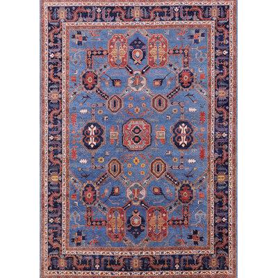 Brown Area Rug - Bungalow Rose 100% Machine Washable Midcentury Modern 2292 Area Rug Polyester/Chenille in Brown, Size 84.0 W X 0.08 D in | Wayfair