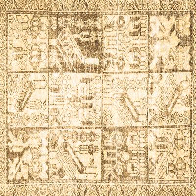 White Area Rug - Bungalow Rose Traditional 4542 Brown Machine Washable Area Rugs Polyester/Chenille in White, Size 36.0 W X 0.08 D in | Wayfair