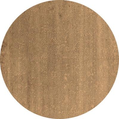 Brown Area Rug - Bungalow Rose Mid-Century Modern 2518 Machine Washable Area Rugs Polyester/Chenille in Brown, Size 96.0 W X 0.08 D in | Wayfair