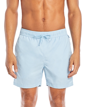 Onia Men's Solid Volley Swim Shorts - Aqua - Size L