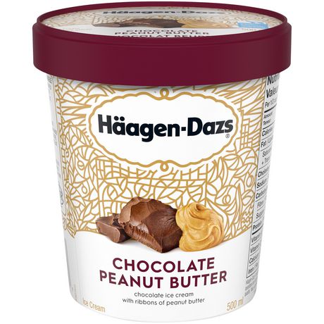 H Agen-Dazs Chocolate Peanut Butter Ice Cream 500 Ml