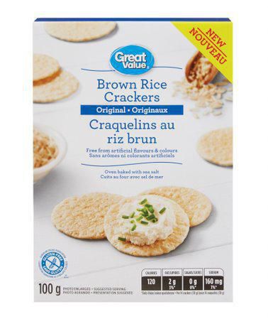 Great Value Original Brown Rice Crackers