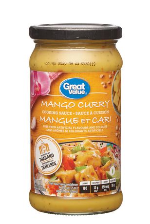 Great Value Mango Curry Cooking Sauce