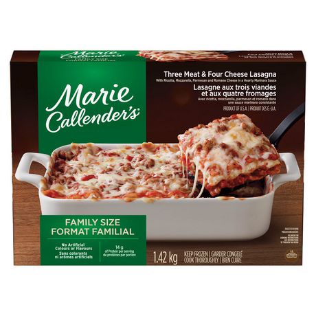 Marie Callender S Marie Callender Three Meat and Four Cheese Lasagna Family Size