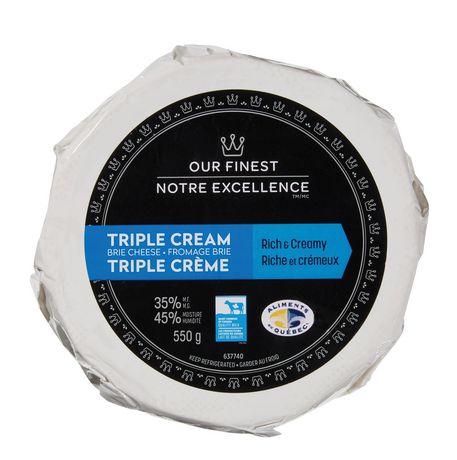Our Finest 35% M.F. Triple Cream Brie Cheese