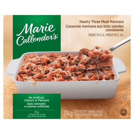 Marie Callender S Rigatonis Hearty Three Meat Marinara