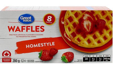 Great Value Homestyle Waffles