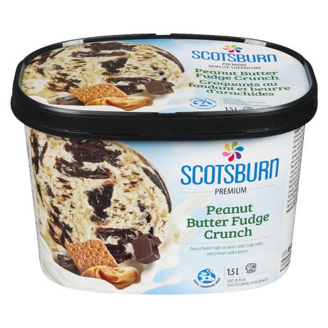 Scotsburn Peanut Butter Fudge Crunch Ice Cream