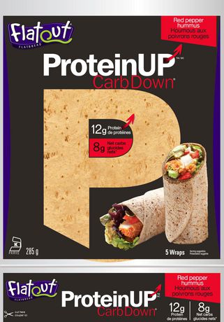 Flatout Red Pepper Hummus Flatbread