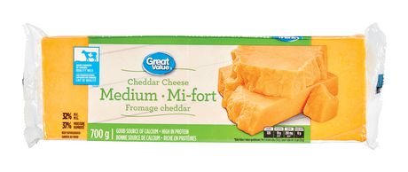 Great Value Medium Cheddar Cheese