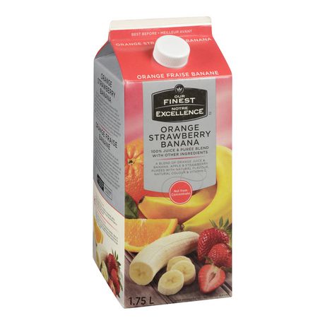 Our Finest Orange Strawberry Banana Juice