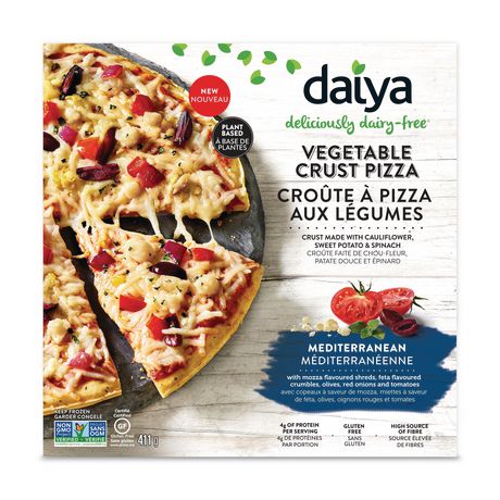 Daiya Vegetable Crust Pizza Mediterranean