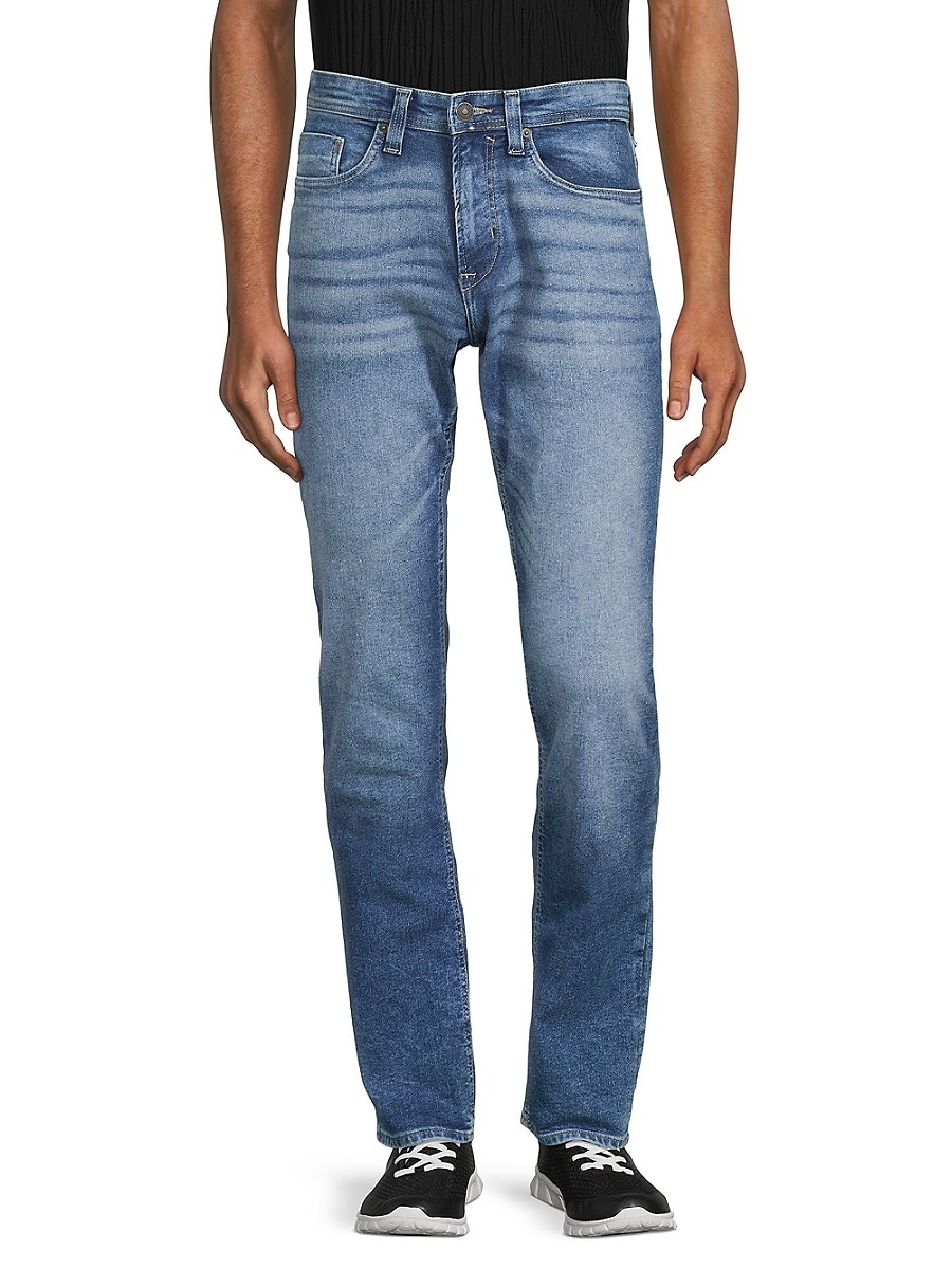 BUFFALO David Bitton Men's Evan-X Slim Straight Leg Jeans - Blue - Size 33 32