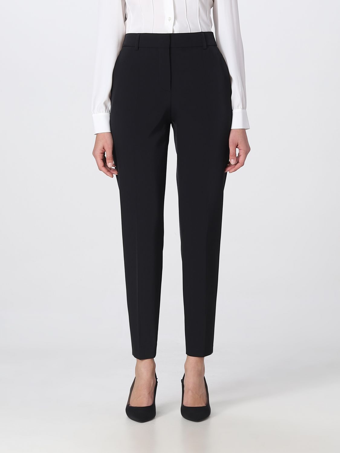 Trousers BOUTIQUE MOSCHINO Woman Colour Black