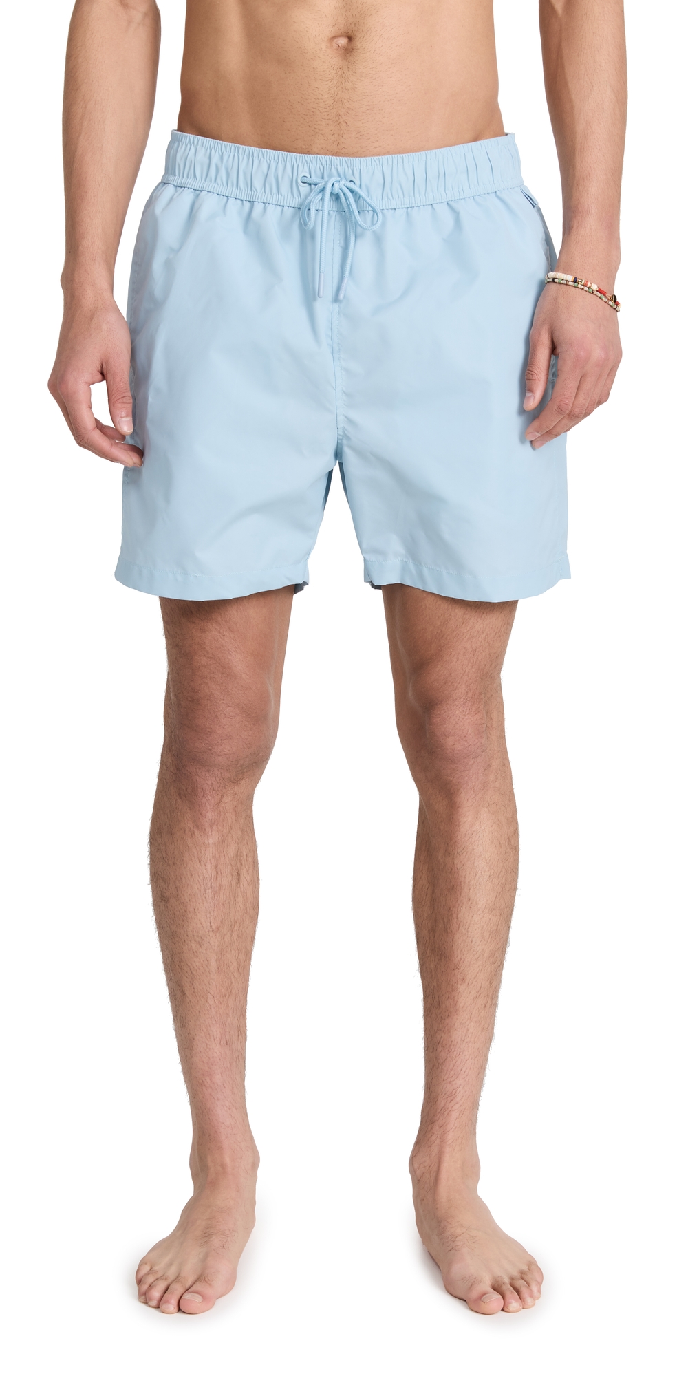 Onia Men's Solid Volley Swim Shorts - Aqua - Size M