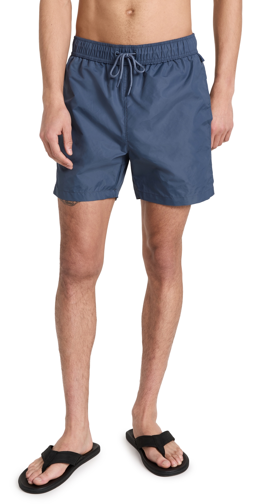 Onia Men's Solid Volley Swim Shorts - Blue - Size M