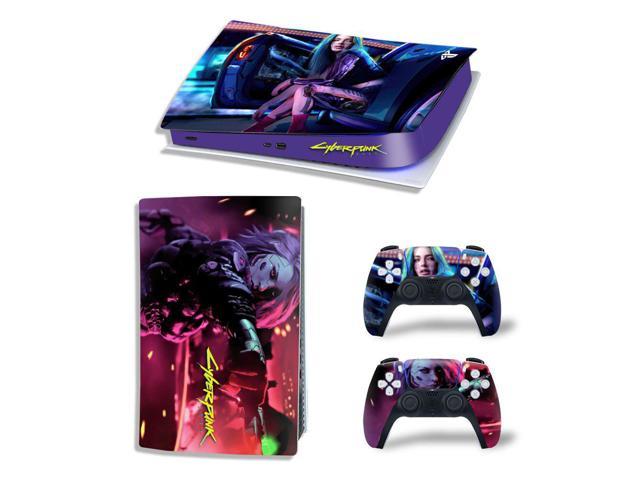 2077 Cartoon Vinyl Skin Sticker for PlayStation 5 Digital PS5 PlayStation5 Game Console GameHandle Full Cover Protective Film(TN-PS5Digital-4579)