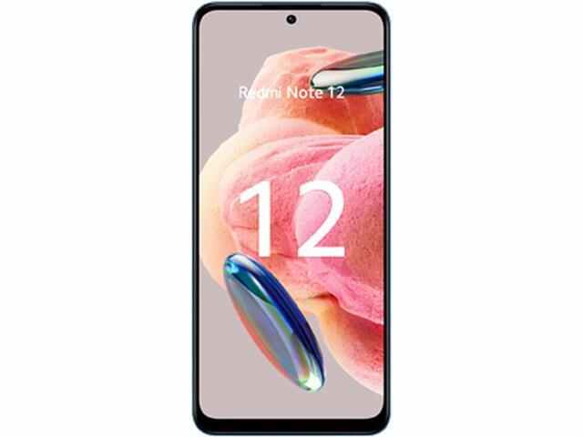 Xiaomi Redmi Note 12 Dual-SIM 128GB ROM + 4GB RAM (Only GSM | No CDMA) Factory Unlocked 4G/LTE Smartphone (Ice Blue) - International Version