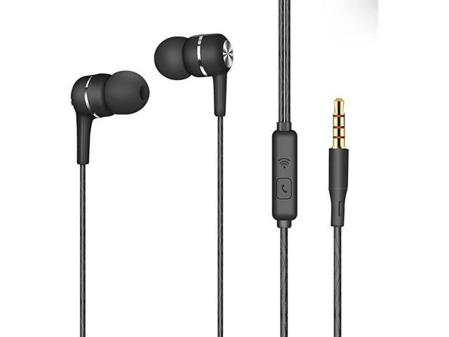 Zell ZE-EH-0255 Super Bass in-Ear Headphones, Sport Stereo Earplugs Earphones, Wired Earbuds with Microphone Headphones Headset