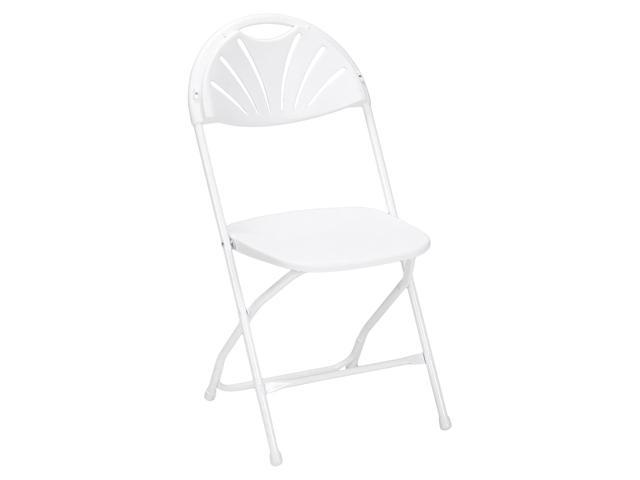 8AM Office 8AM-of-0701 Folding Chair, 8 Pack, White