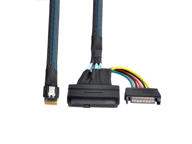 Chenyang U.2 U2 SFF-8639 to Slimline SFF-8654 4i NVME PCIe SSD Cable for Mainboard SSD 750 P3600 P3700 M.2