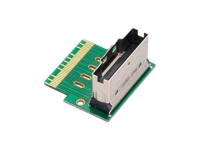 Slimline SAS 4.0 Male Female Extender PCI-E SFF-8654 8i 74pin to SFF-8654 74pin