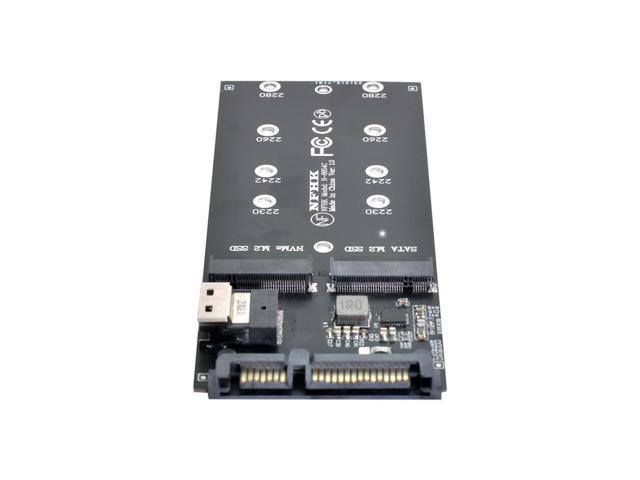 SFF-8654 to U2 Kit NGFF M-Key to Slimline SAS NVME PCIe SSD SATA Adapter for Mainboard
