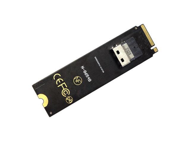 NGFF M-Key NVME to U.2 U2 Kit SFF-8639 to SFF-8654 Slimline SAS PCIe SSD Adapter for