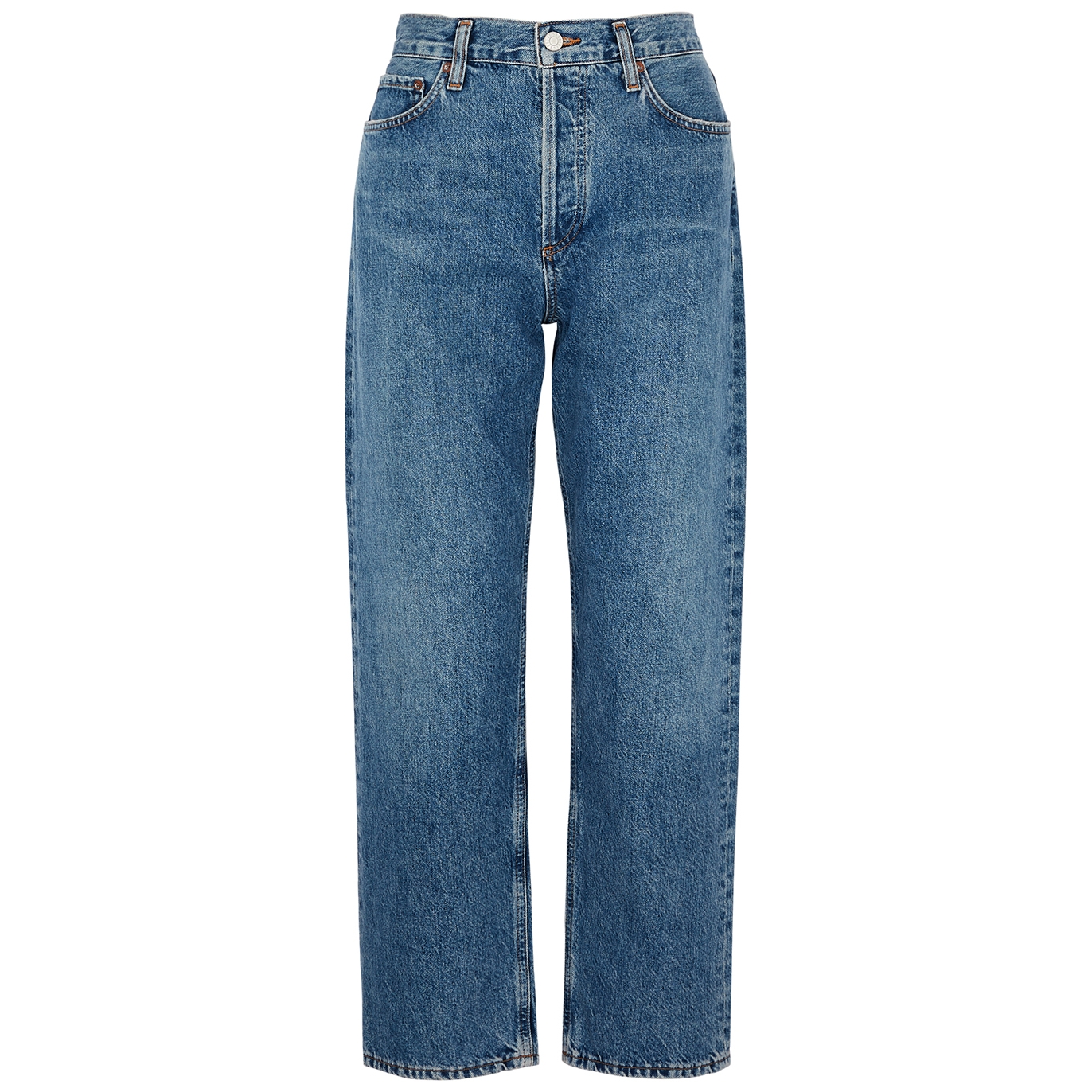 Agolde Wyman Straight-leg Jeans - Mid Blu - W24