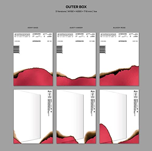 Le Sserafim LE SSERAFIM UNFORGIVEN 1st Studio Album Photobook Ver (vol.2) (CD) thumbnail