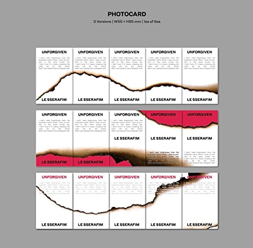 Le Sserafim LE SSERAFIM UNFORGIVEN 1st Studio Album Photobook Ver (vol.2) (CD) thumbnail